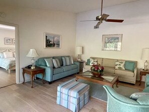 Living room leading to Master bedroom