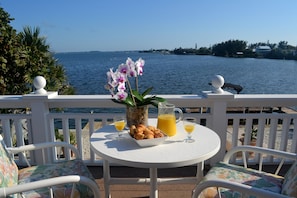 Breakfast on the Master Suite Balcony