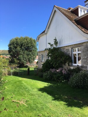 Side of house, plenty of parking space