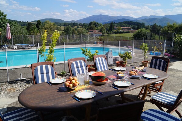 Lunch on the terrasse