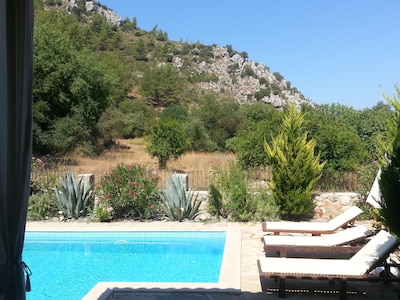 Villa Amara is a cosy stone build holiday home with not over looked private pool