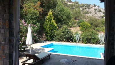 Villa Amara is a cosy stone build holiday home with not over looked private pool