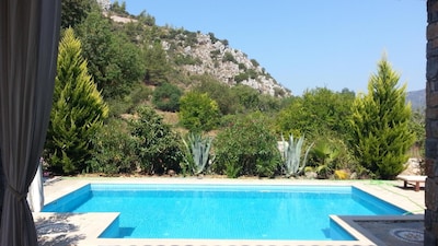 Villa Amara is a cosy stone build holiday home with not over looked private pool
