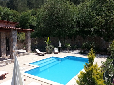 Villa Amara is a cosy stone build holiday home with not over looked private pool