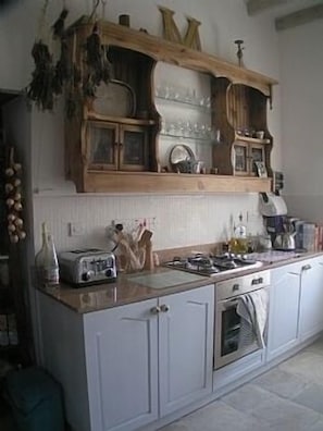 Part of the kitchen