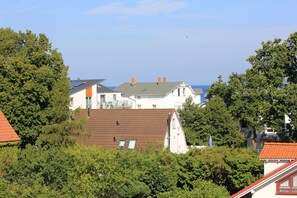 in der Ferne sieht man sogar das Meer