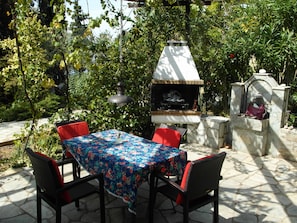 Terrasse am Haus