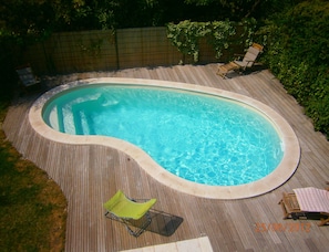 Piscine & terrasse en teck