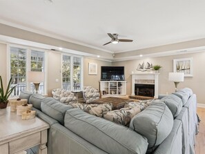 Living Room at 66 Dune Lane