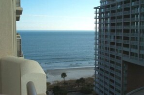 Vista a la playa o el mar