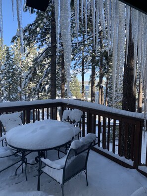 View from Kitchen looking out at the Lake