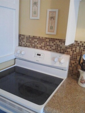 Brand new oven and stove top.