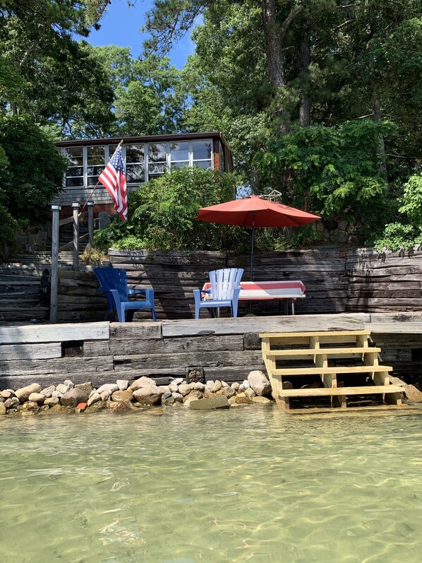 Your own private beach and dock