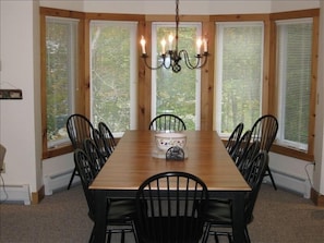 Dining room table, seats 12