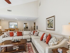 Living Room, Dining Area and Kitchen at 3 Sweet Gum Court