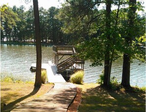 Our dock and cove