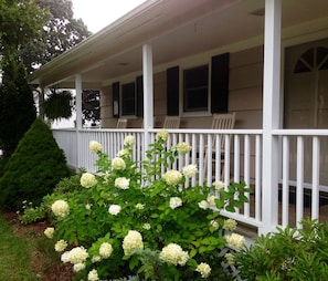 Located in a historic neighborhood with mature landscaping