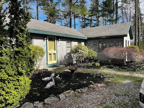 Alternate view of the front of the house.