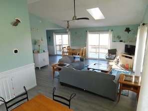 Bright & Open living space (we have updated the couches since this picture)