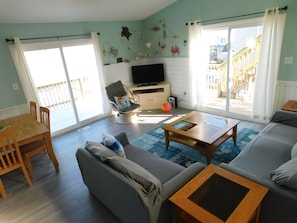 Main living area, Great open space! (We have updated the couches since this pic)