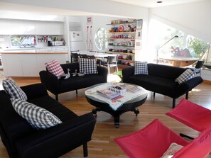 view of kitchen / family room