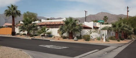 Casa Agave sits on a double lot , surrounded by a privacy wall facing 2 streets