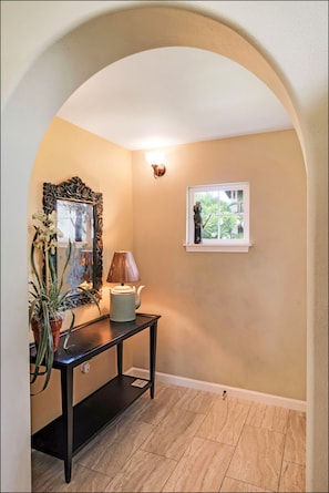 Charming entryway welcomes you!