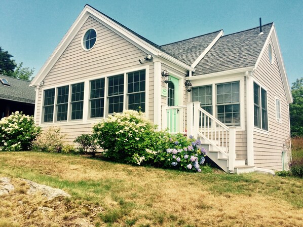 Welcome to Sea Scent!! This is a view of the ocean facing cottage.