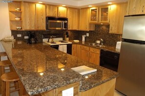 Updated kitchen with lots of storage space