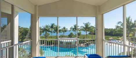 Master bedroom patio view