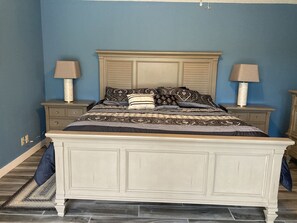 Master Bedroom with King Size Bed