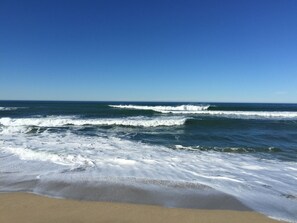 Plenty of space and waves for surfing