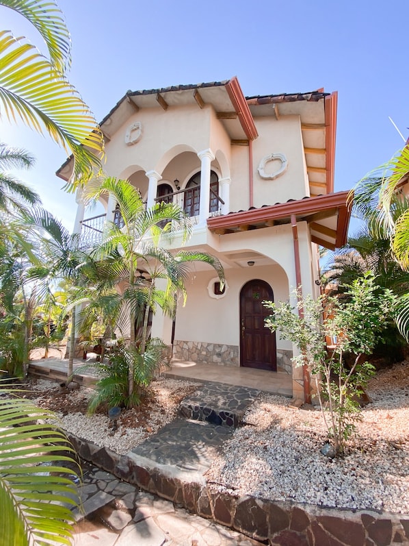 Front door of PC 7 aka Casa Colorado.  Faces the pool.