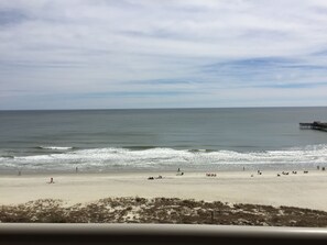 Ocean view from balcony