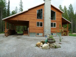 It is two miles from our door to the west entrance of GlacierNational Park.  