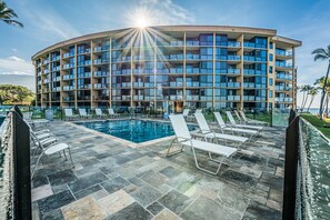 Enjoy the newly refinished pool!