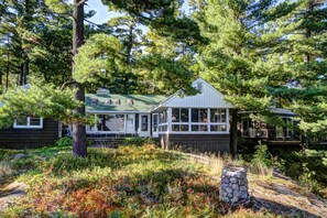 View of cottage from the lake