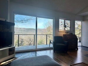 Livingroom views of Great North Mountain and George Washington National Forest