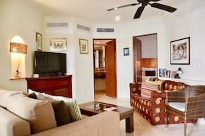 Amazing 1 bedroom suite with two queen size beds and kitchenette.