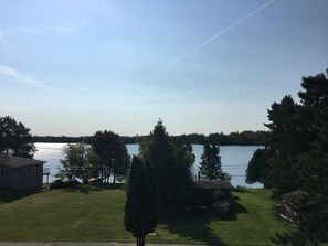 View from the house.  Rental include lakefront lot pictured on left.