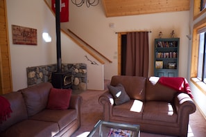View back towards the front door