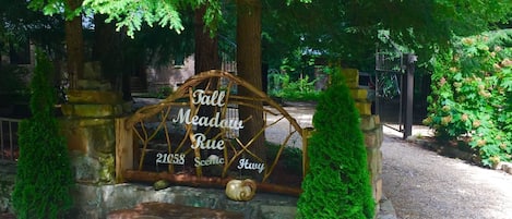 Tall Meadow Rue, just two blocks from downtown Mentone.