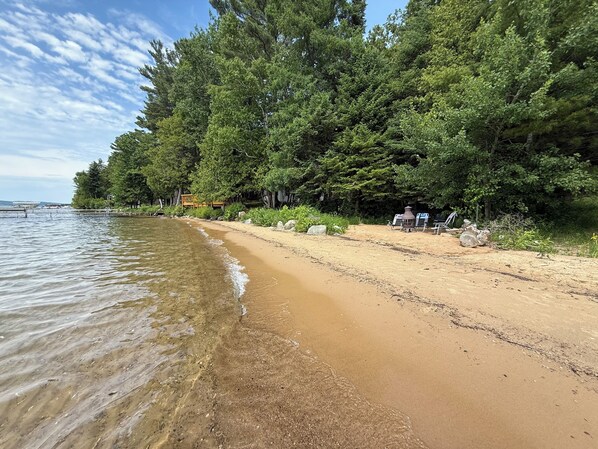 Our sandy beach