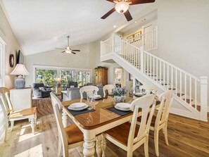 Dining Table with Seating for Six at 11 Beachside