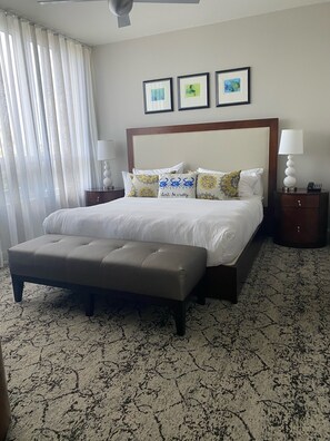 Master Bedroom- California King sized bed