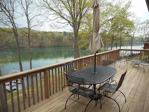 West View. Outdoor dining and relaxation area.