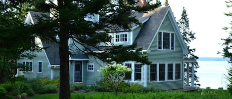 Approach to the house from the land side.