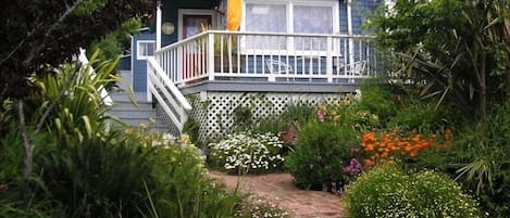 Wonderful house surrounded by decks and beautiful gardens