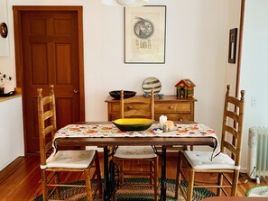 Cozy dining area