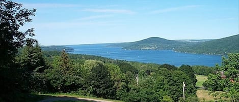 View from Front Porch of the Cabin